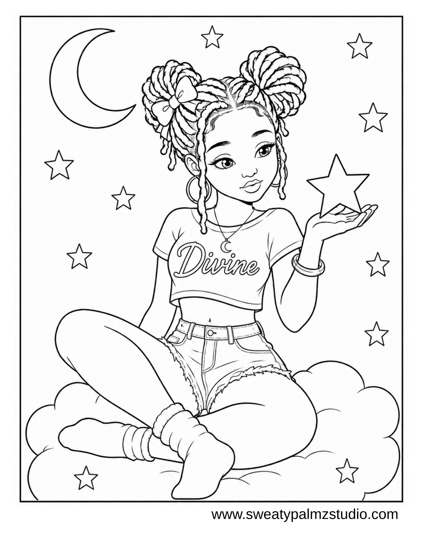 Stargaze Coloring Sheet