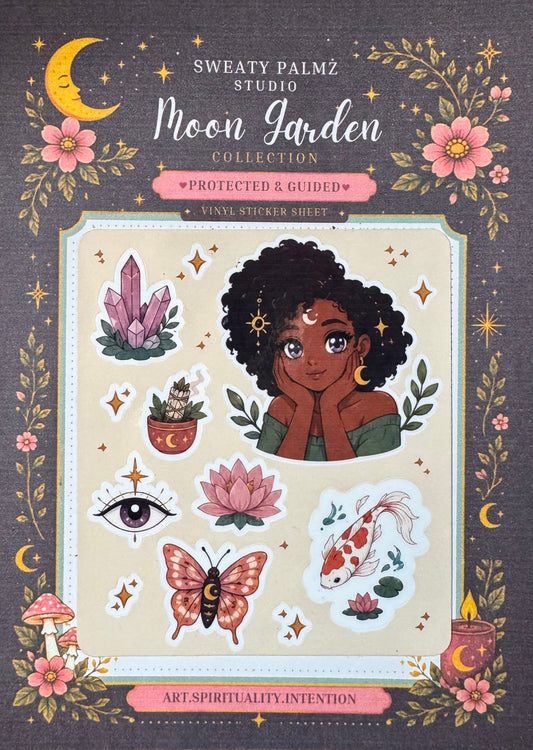 "Moon Garden" Collection Mini Sticker Sheets